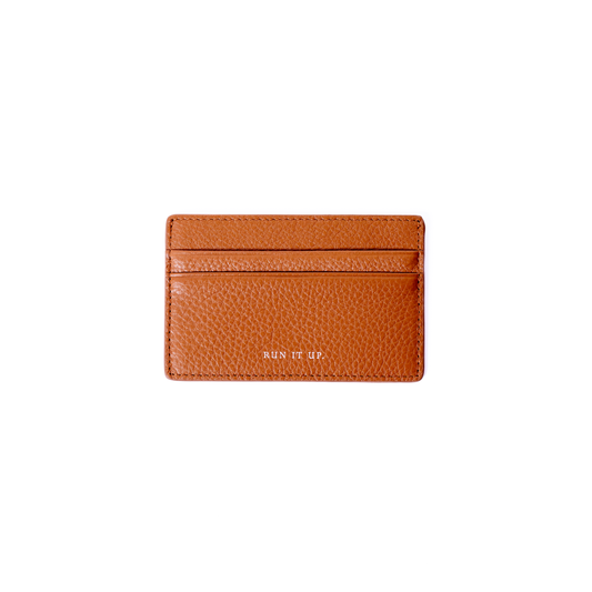 Leather Card Holder - Brown