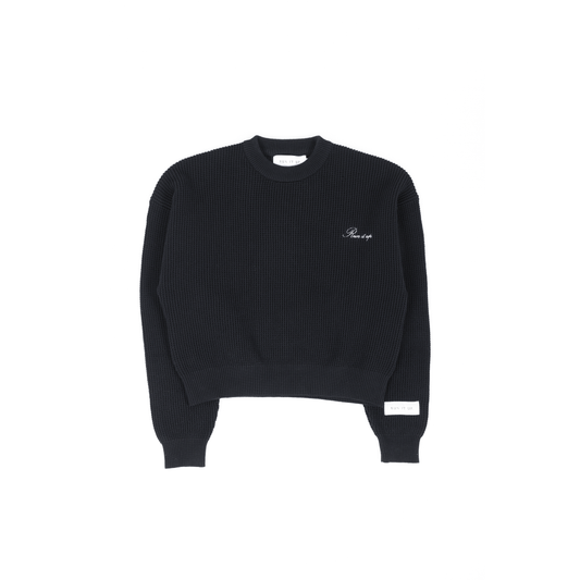 Knitted Sweater - Black